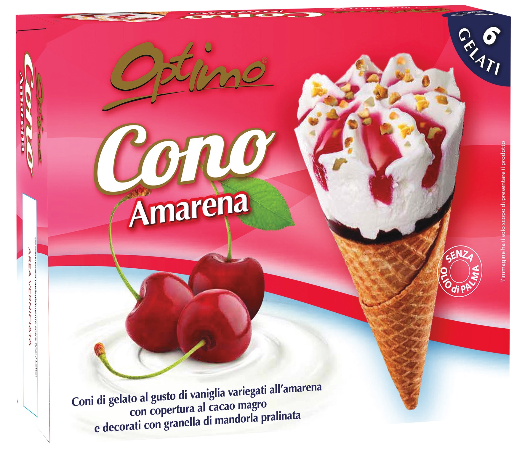 Cono Optimo Bigusto/amarena/classico