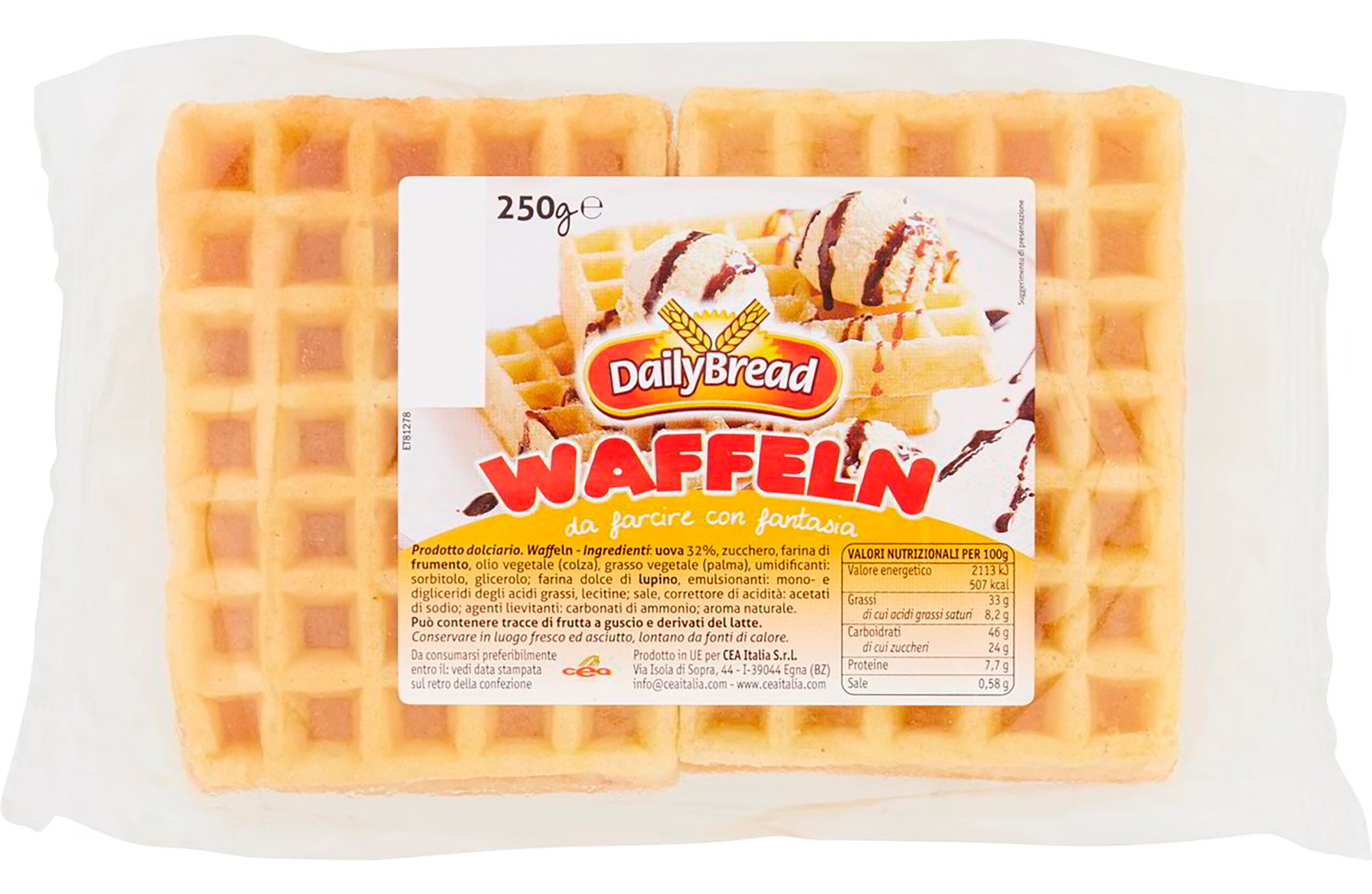 Waffeln Gr.250